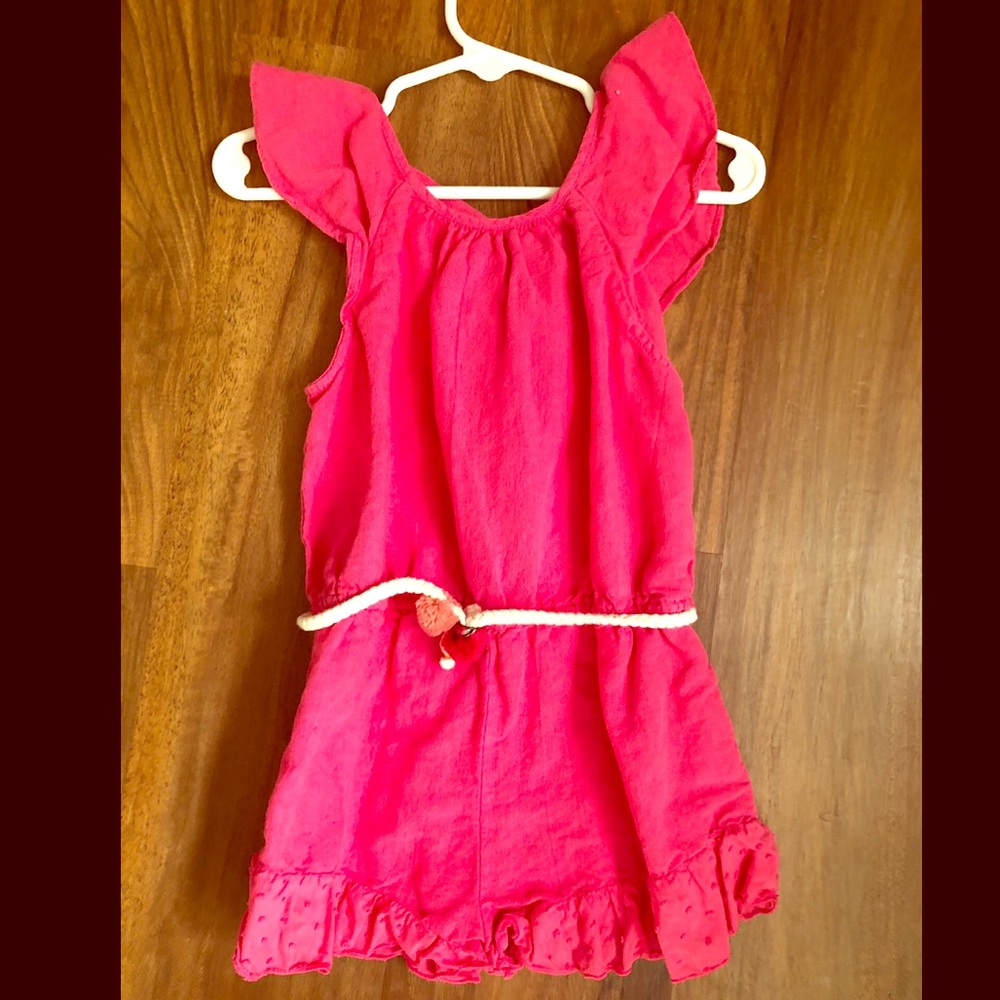 Zara Short Pink Jumpsuit Toddler Girl Size 3T 4T